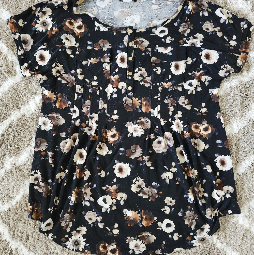 Womens VeraRose Blouse Size Large